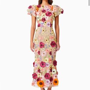 ELLIATT floral midi dress